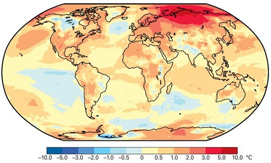 研究表明：全球升溫突破1.5℃上限